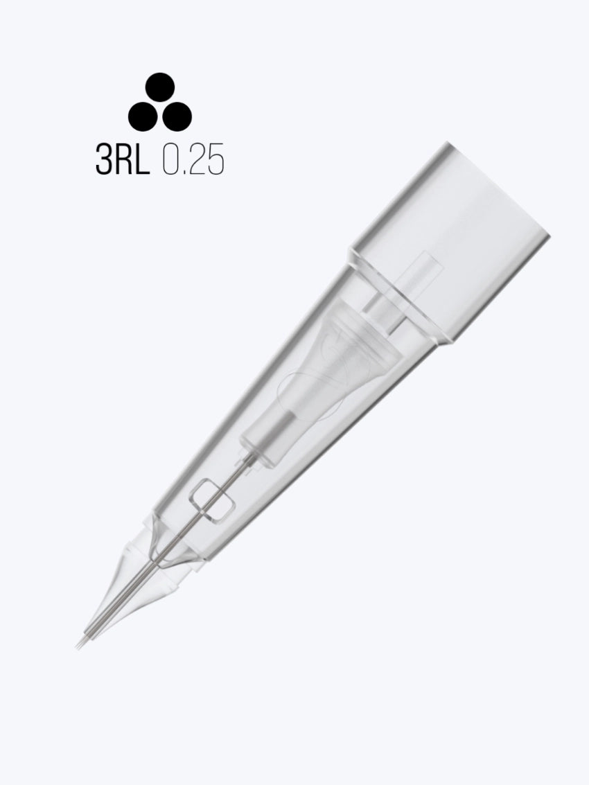 Basic Cartridge 3RL 0,25 - Boite de 20 aiguilles