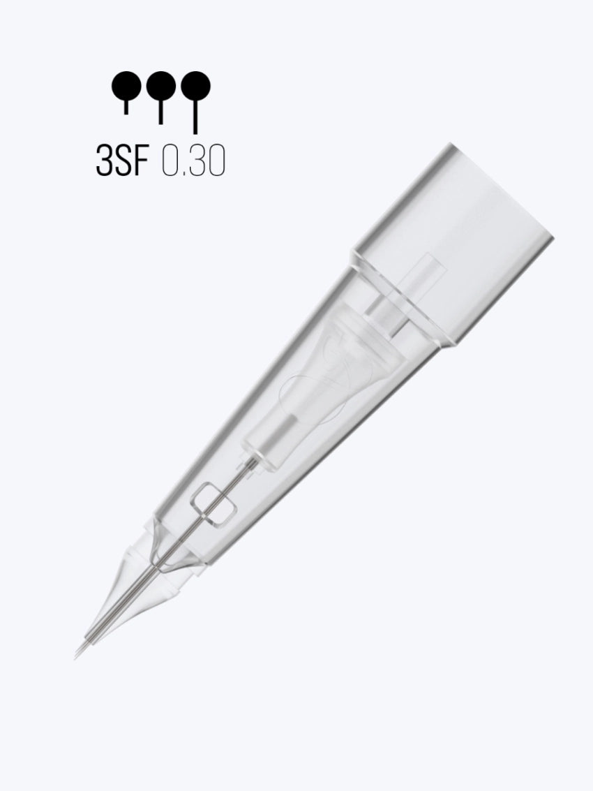 Basic Cartridge 3SF 0,3 - Boite de 20 aiguilles