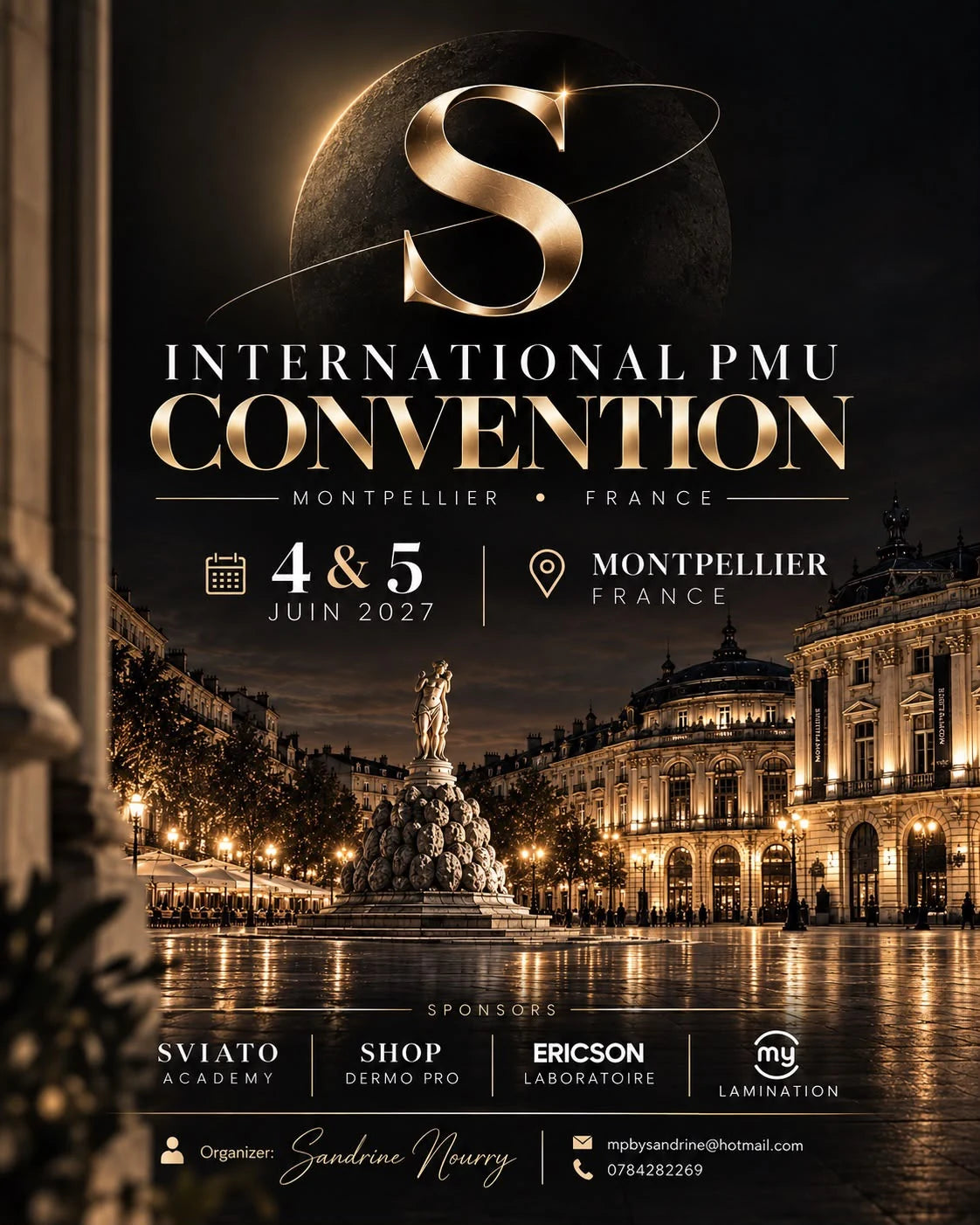 Affiche officielle de la convention à Montpellier les 4 et 5 juin 2027