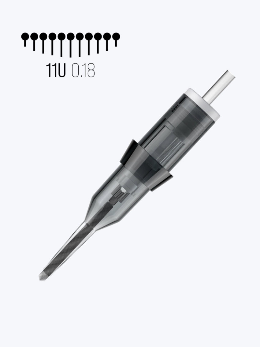 UNIQUE 11 U 0.18 PMU CARTRIDGE - Box of 20 universal needles 