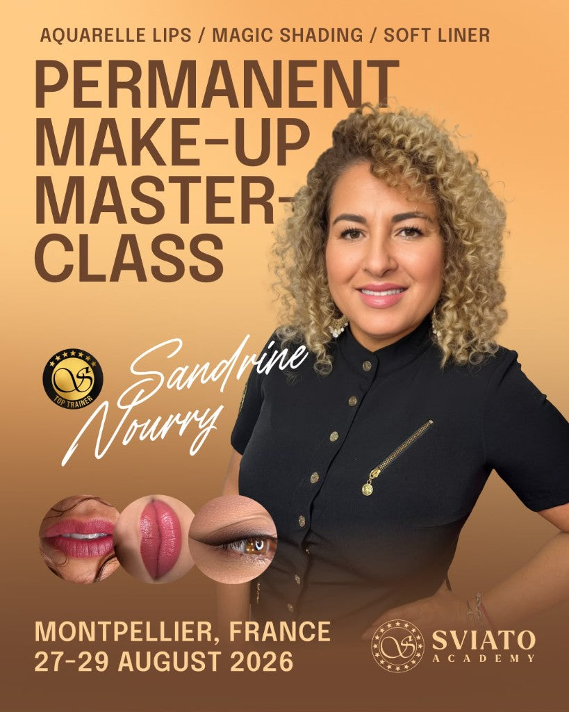 Masterclass Permanent Make-up - 27-29 août 2026, Montpellier - Sandrine Nourry